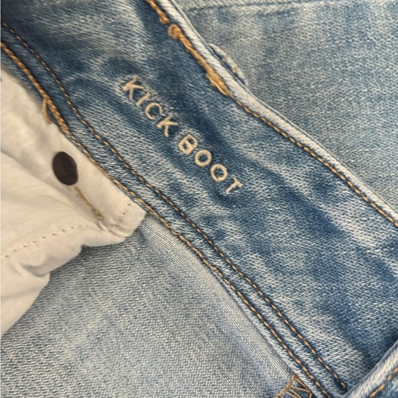 American Eagle Kick Boot Light Wash Boot Cut Jeans women’s size 20 Long - Picture 7 of 13